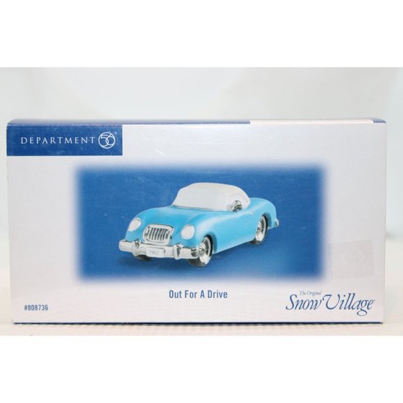 Dept 56 Snow Village - Out for a Drive - Picture 1 of 5